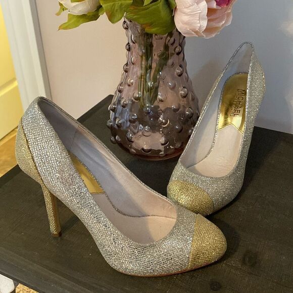 GUC Michael Michael Kors Glitter Heels(size 7.5) - Picture 5 of 8